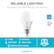 Luxrite A19 LED Light Bulbs 9W (60W Equivalent) 800LM 3000K Soft White Dimmable E26 Base 4-Pack LR21421-4PK - alternate 8